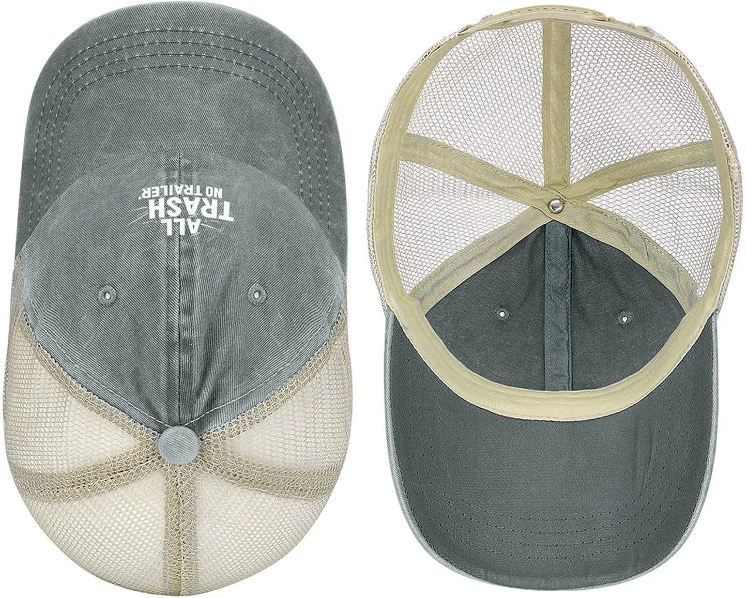 All Trash No Trailer Funny Baseball Cap Men & Women Adjustable Trucker Classic Style Sun Hat