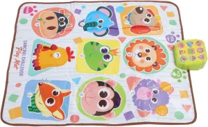 Alomejor Electronic Dance Mat Multifunctional Modes Interactive Kids Dance Mat Musical Dance Pad for Boys and Girls