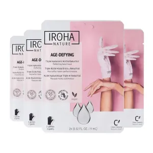 Anti-Aging Hand Mask Gloves | 4 Pairs | Triple Hyaluronic Acid, Bakuchiol & Niacinamide | Reduces Wrinkles & Dark Spots | Vegan & Cruelty-Free | 93% Natural Ingredients