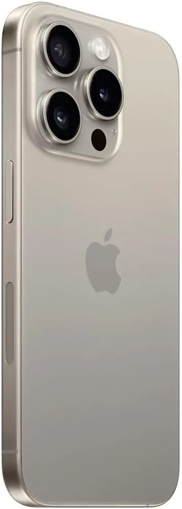 Apple iPhone 15 Pro Max, 256GB, Natural Titanium - Unlocked (Renewed)