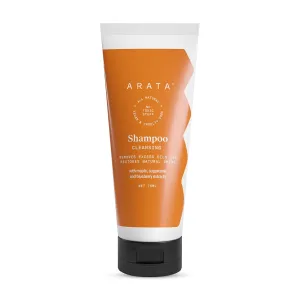 Arata Natural Oil Control Cleansing Shampoo With Maple, Sugarcane & Blueberry Extracts For Women & Men | All-Natural, Vegan & Cruelty-Free | Removes Excess Oil & Restores Natural Shine - 75 ML