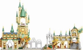 Architecture Set Green Harry Castle Building Blocks Set（1555PCS） - Architectural Model Toys Gifts for Kid and Adult，Interesting Gifts for Castle Enthusiasts