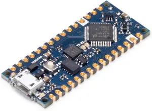 Arduino Nano Every [ABX00028] – ATmega4809, 48KB Flash, 6KB SRAM, 20 Digital I/O, 8 Analog Inputs, Micro USB Type-B, Compatible with Arduino IDE for Embedded Projects