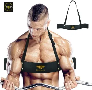 Arm Blaster for Biceps & Triceps Dumbbells & Barbells Curls Muscle Builder Bicep Isolator for Big Arms Bodybuilding & Weight Lifting Support for Strength & Muscle Gains by Be Smart