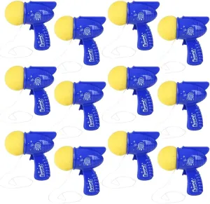ArtCreativity Mini Space Ball Blasters, Pack of 12, 3 Inch Foam Ball Toy Launchers, Birthday Party Favors, Goodie Bag Fillers, Carnival Prize for Kids