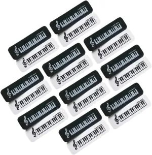 Artibetter 20 pcs Piano Shaped Erasers for Students Cute Small Reward Erasers Portable TPR Material for Classroom Prizes Back to School Party Favors and Game Awards