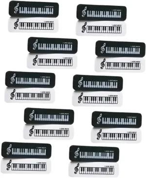 ARTIBETTER 20 pcs Small Piano Shaped Erasers Cute Erasers for Classroom Rewards Party Favors and Game Prizes Portable Lightweight and Multipurpose Stationery