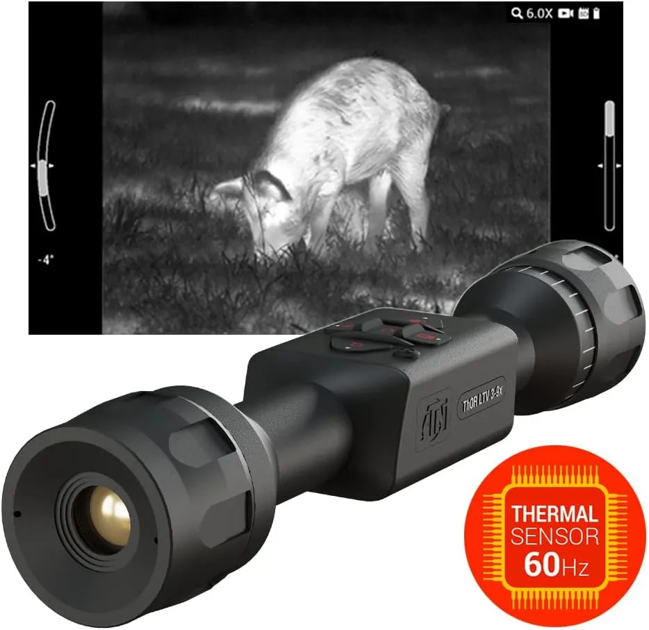 ATN Thor LTV Ultra-Light Weight Thermal Scope. The Thor LTVs are Premium Thermal Scopes for Hunting That utilize Advanced Thermal Vision. Easy to use Advanced Thermal Scopes