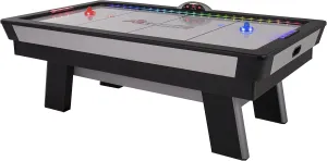 Atomic Top Shelf 7.5’ Air Hockey Table with 120V Motor for Maximum Air Flow, High-Speed PVC Playing Surface for Arcade-Style Play and Multicolor LED Lumen-X Technology to Illuminate Play