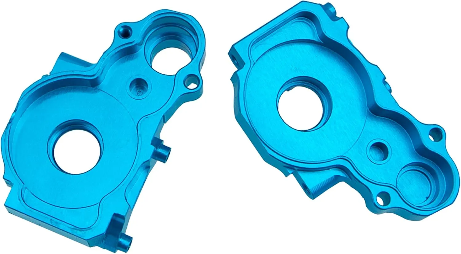 Auminum Alloy Rear Gear Box Gearbox Housing Compatible with 1/18 Mini-T 2.0 2WD Stadium RC Truck Upgrade Parts (Blue)