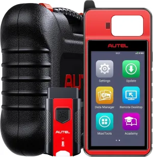 Autel MaxiIM K-M100E Tool, 2025 Auto VIN Scanner Same as K-M100/K-M100X, Lite of IM508S Pro IM608 PRO 2, Built-in APB112, OBD Learning On 99% Car, Scan VIN/License, VCI200, Fréé Updates