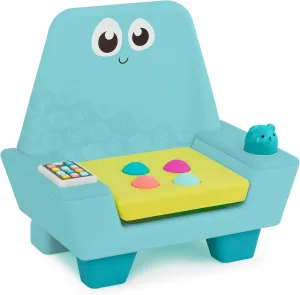 B. toys- B. play- Interactive Musical Chair- Little Learners- Developmental Toy for Kids- Toddler Chair with Light-Up Tablet & Activities – Music, Sounds, Lights, Buttons, Storage- 12 Months  