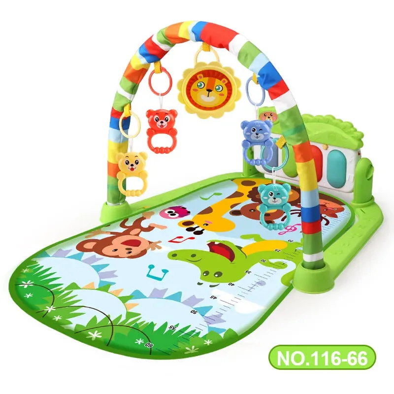 Baby Activity Gym Play Mat Musical Rack