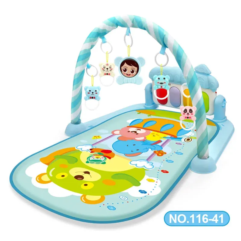 Baby Activity Gym Play Mat Musical Rack