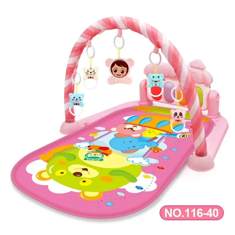Baby Activity Gym Play Mat Musical Rack