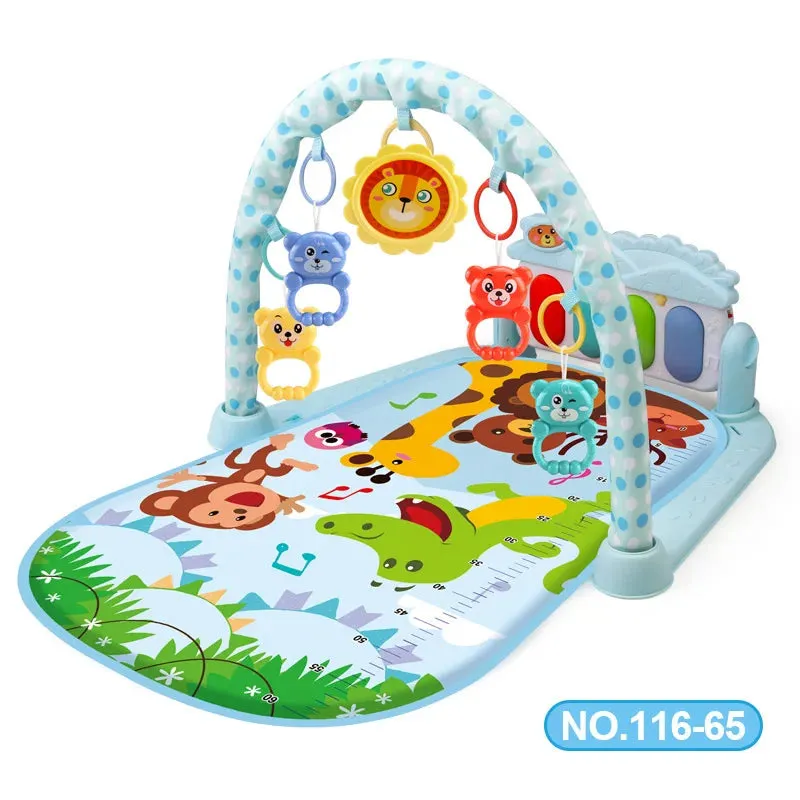 Baby Activity Gym Play Mat Musical Rack