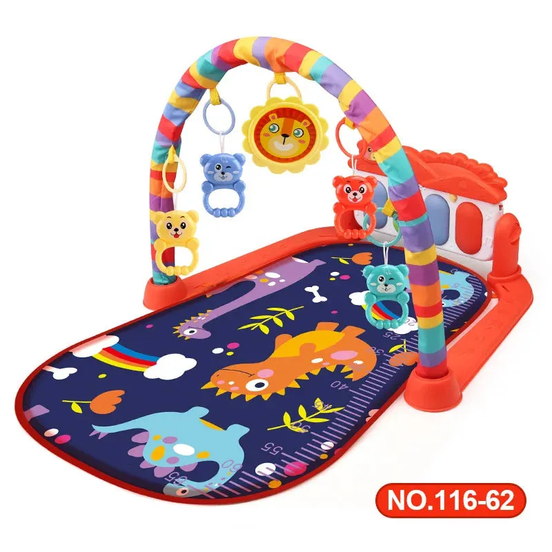 Baby Activity Gym Play Mat Musical Rack