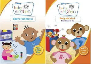 Baby Einstein 2-DVD Bundle - Baby da Vinci: From Head to Toe & Baby's First Movies