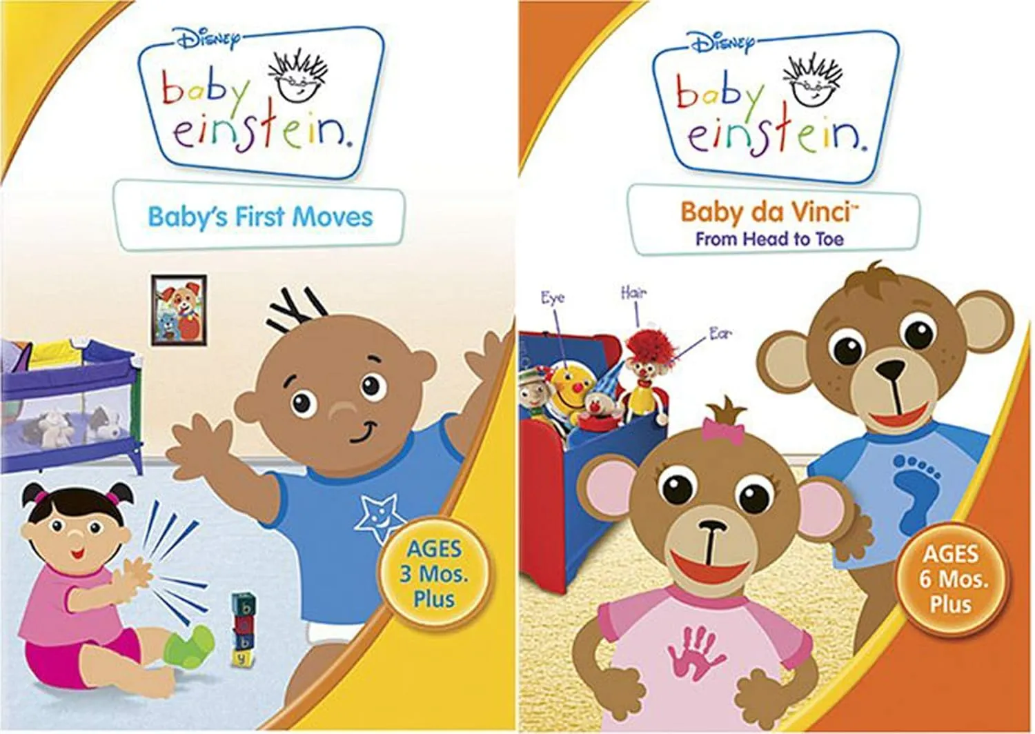 Baby Einstein 2-DVD Bundle - Baby da Vinci: From Head to Toe & Baby's First Movies