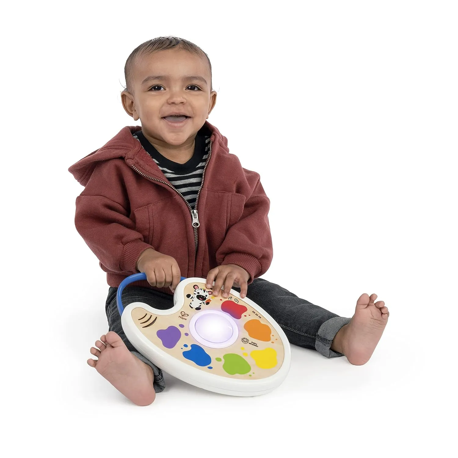 Baby Einstein   Hape Playful Painter Magic Touch Color Palette Light Up Toy, Color Learning Toy, Music Toy, Ages 6  months