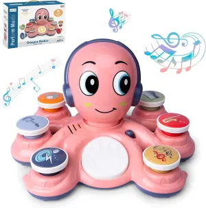 Baby Musical Toys Learning Toys for Toddlers, Octopus Music Toys, Preschooler Musical Educational Instruments Toy for Baby, Birthday Toys for Girls Boys