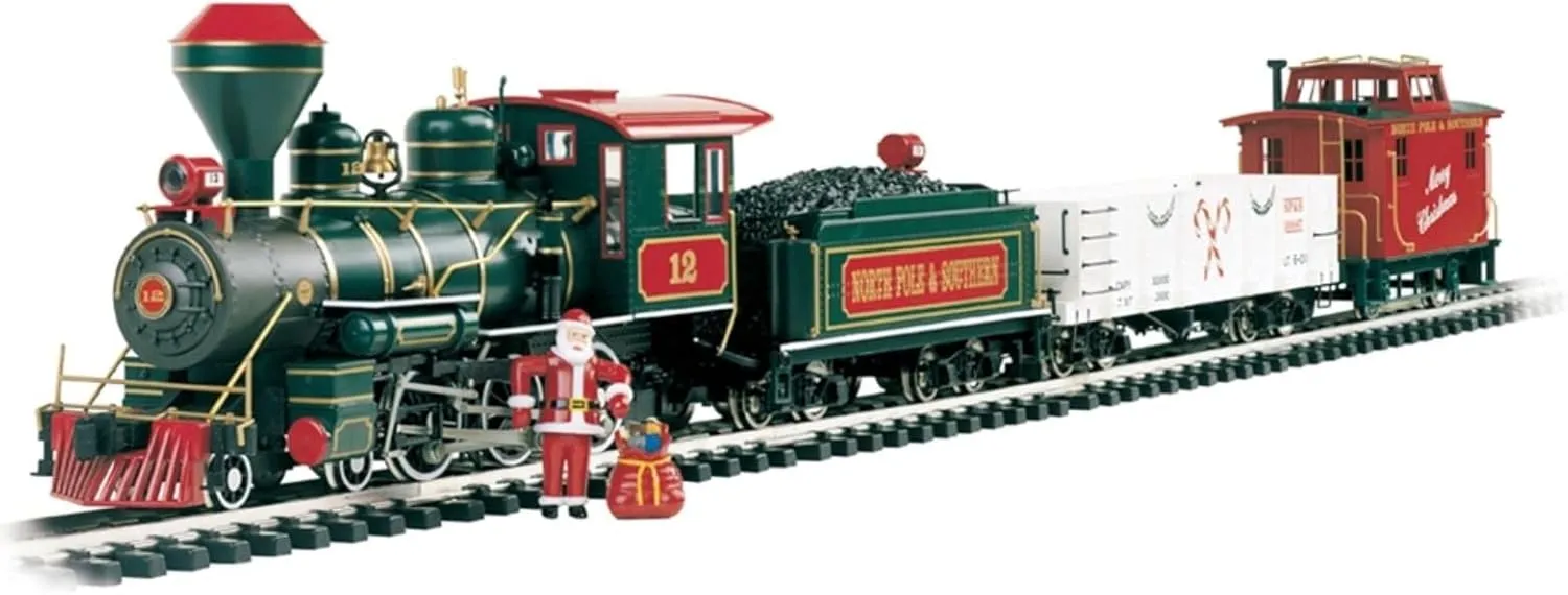 Bachmann Trains - Night Before Christmas Ready To Run Electric Train Set - Large "G" Scale
