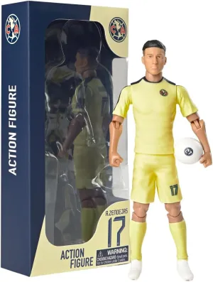Banbo Toys Club América Alejandro Zendejas 8" Collectible Soccer Action Figure