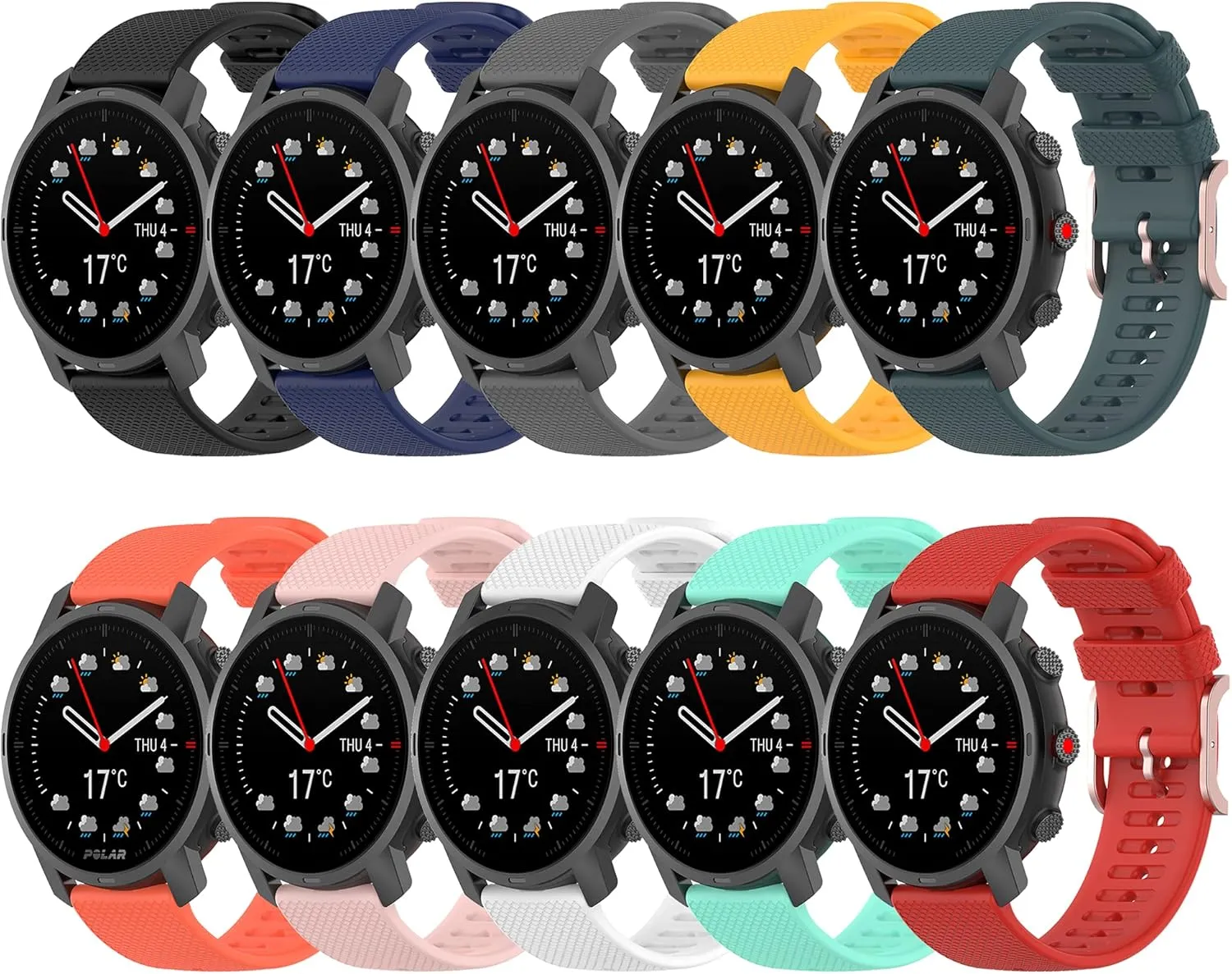 Band for Polar Vantage M2/M, Quick Release Band Replacement for Polar Vantage V3/Grit X/Grit X Pro Smart Watch (No Tracker)