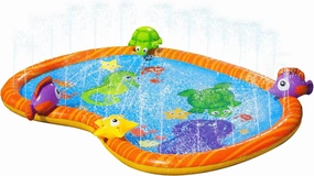 BANZAI 58 Inch Sprinkle Friends Play Mat, Watermat
