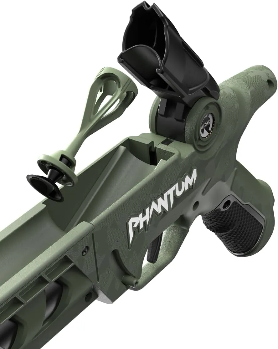 BARNETT Phantum Series Suction Crossbow, Pump Action Suction Dart Crossbow Flies Over 30 Feet, Safe Indoors & Out, Ages 8 ,