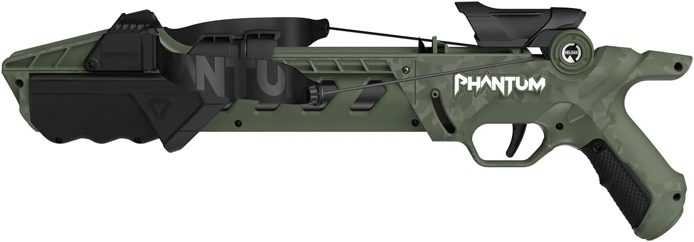 BARNETT Phantum Series Suction Crossbow, Pump Action Suction Dart Crossbow Flies Over 30 Feet, Safe Indoors & Out, Ages 8 ,