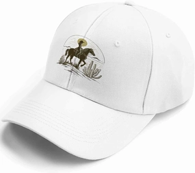 Baseball Cap Cartoon Cowboy Retro Ball Cap Adjustable Cotton Hats Golf Hat for Men & Women