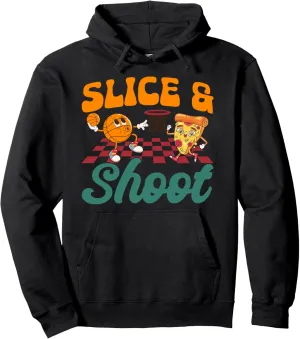 Basketball Pizza Dunk Lovers Food Pizza Pullover Hoodie