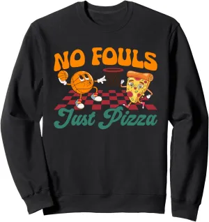 Basketball Pizza Dunk Lovers Food Pizza Sweatshirt