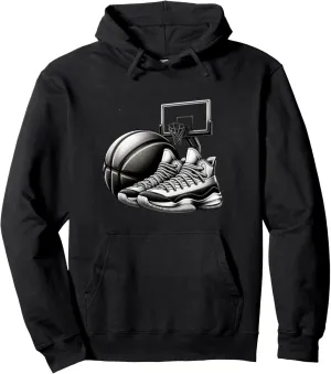 Basketball Player Dreams - Sneakers - Ball - Slam Dunk Pullover Hoodie