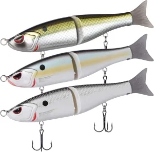 Bassdash SwimShad Glide Baits Jointed Swimbait Bass Pike Salmon Trout Muskie Fishing Lure,3-Pack