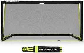 BazookaGoal Pop-Up Soccer Goal – Folding Mini Football Goal for Kids & Adults – Indoor & Outdoor Small Football Goal – Portable Goal Post for Garden, Park & Training - 6 x 3 ft