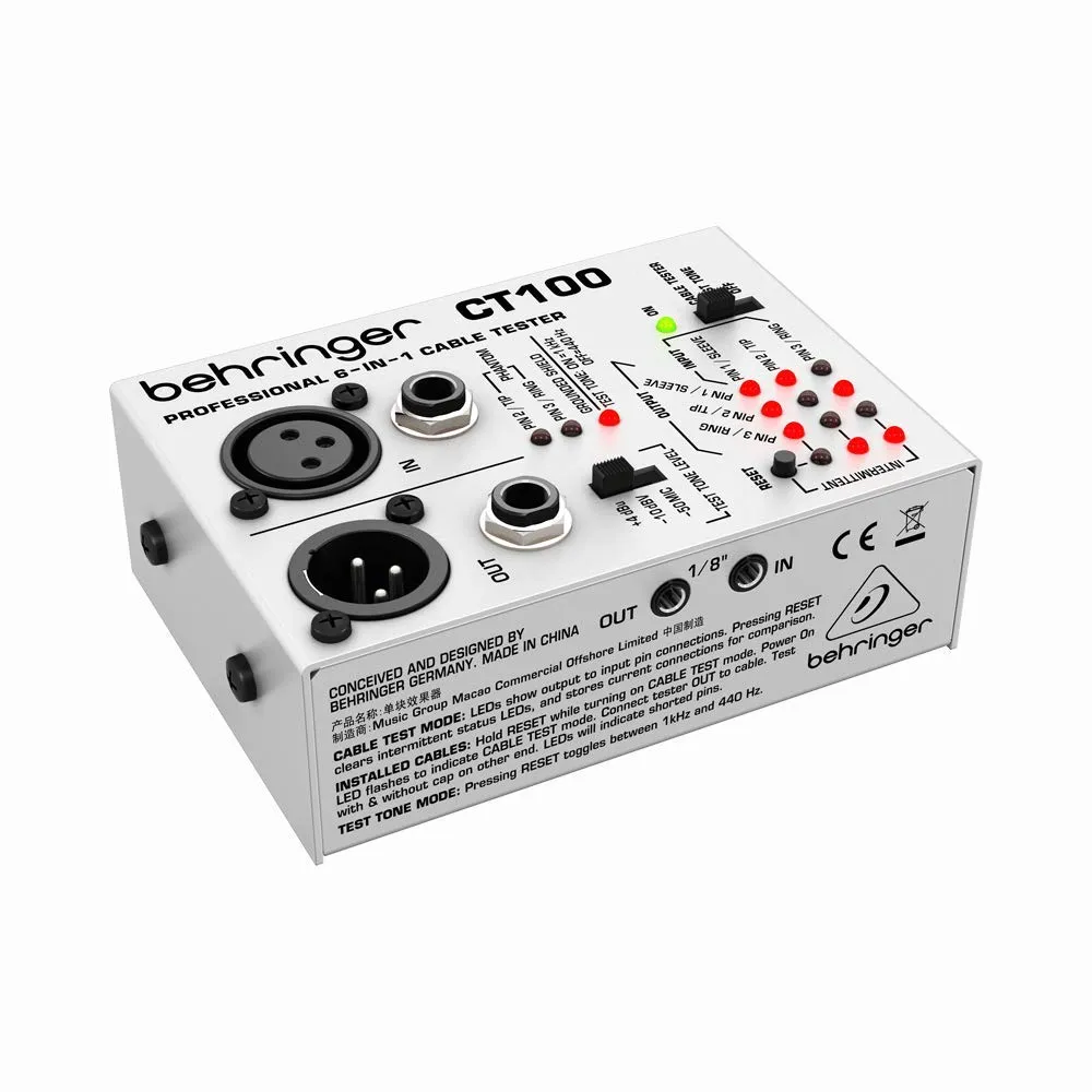 Behringer CT100 6-in-1 Cable Tester