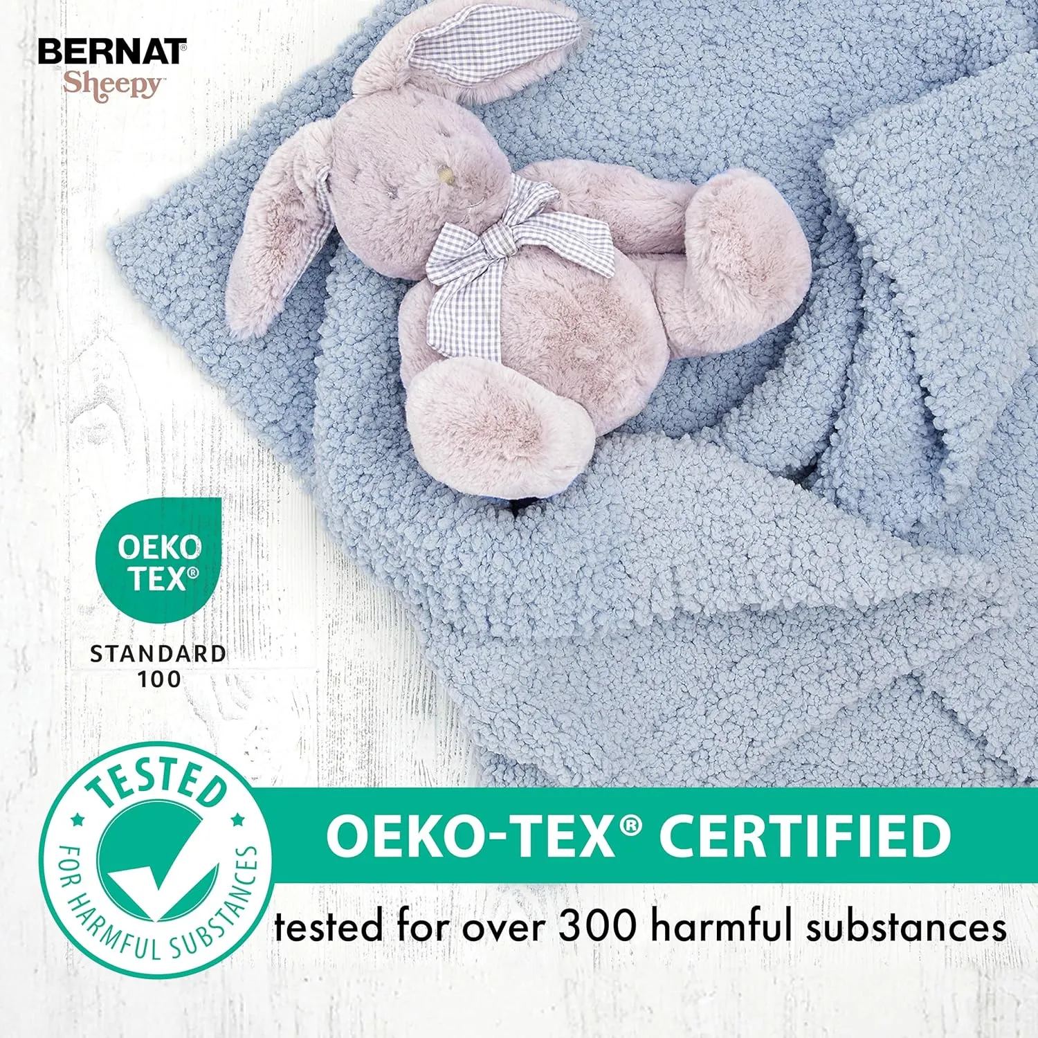 Bernat Sheepy Brown Bear Yarn - 2 Pack of 250g/8.8oz - Nylon - 6 Super Bulky - 149 Yards - Knitting, Crocheting & Crafts