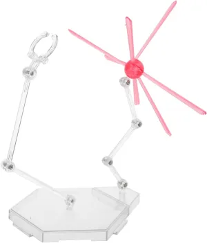 BESPORTBLE 1 Set Action Figure Display Stand with Effects Model Support for Doll Accessories Stable Base for Figures Easy Assembly Enhanced Visuals for Collectible Displays