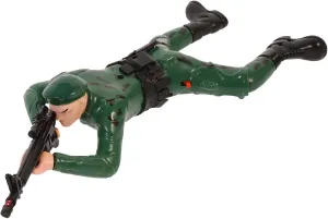 BESPORTBLE 1Pc Electric Soldier with Light and Sound Crawling Figurine for Imagination Development Safe Design Batteries Not Included Random Color