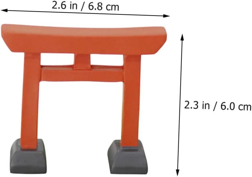 BESPORTBLE 4pcs Miniature Door Ornament for Dollhouse Toy Decor Resin Fairy Door Mini House