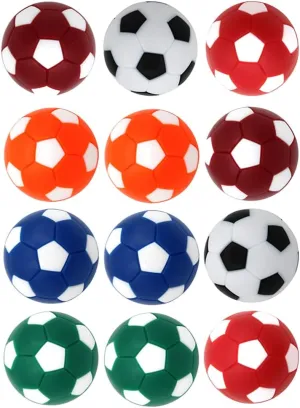 BESPORTBLE Foosball Tabletop Mini Football, Plastic Ball Tabletop Football Replacement Ball Football Machine Game Ball Accessories 16Pcs (36mm)