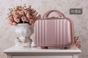 Bilateral Stripe Typ ABS Polychrome Mini Travel Luggage For Princess Girls Or Women lady