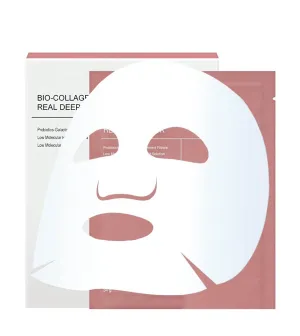 Bio-Collagen Deep Hydrating Mask, 1.19 oz, Brighten Skin Masks for Women - Firming and Moisturizing/One box 4ea