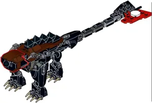Black Little Dragon 234 Pieces Building Blocks Toys Set MOC Build from Film, for Age 18 