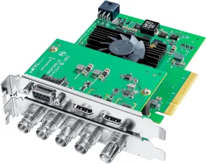 Blackmagic Design DeckLink 8K Pro G2 PCIe Capture and Playback Card, Up to 8Kp60, 4 Channel 12G-SDI, HDMI 2.1 (BDLKHCPRO8K12GG2)