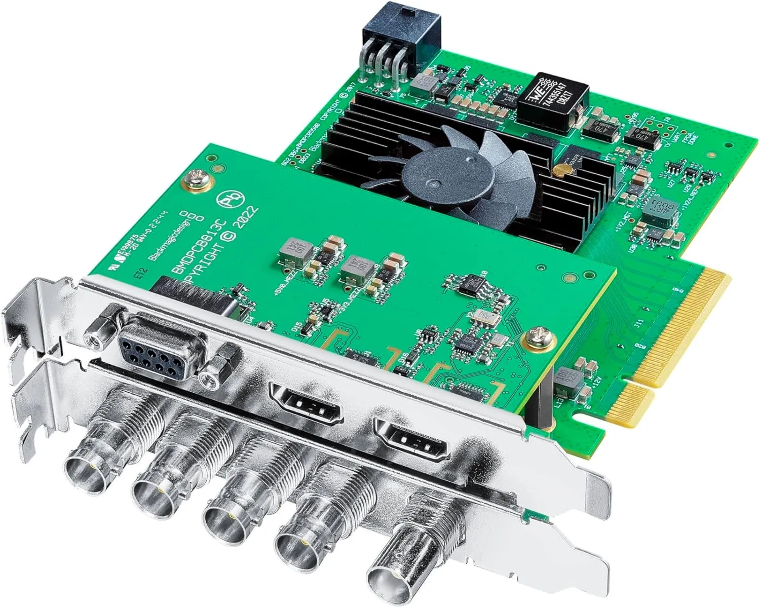 Blackmagic Design DeckLink 8K Pro G2 PCIe Capture and Playback Card, Up to 8Kp60, 4 Channel 12G-SDI, HDMI 2.1 (BDLKHCPRO8K12GG2)