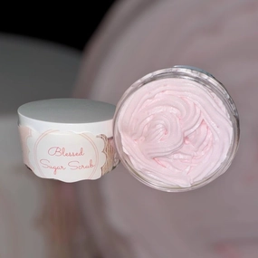 Blessed Sugar Foaming Scrub | Natural Body Exfoliator | Divine Skin Care Gift | Spa Day Gift