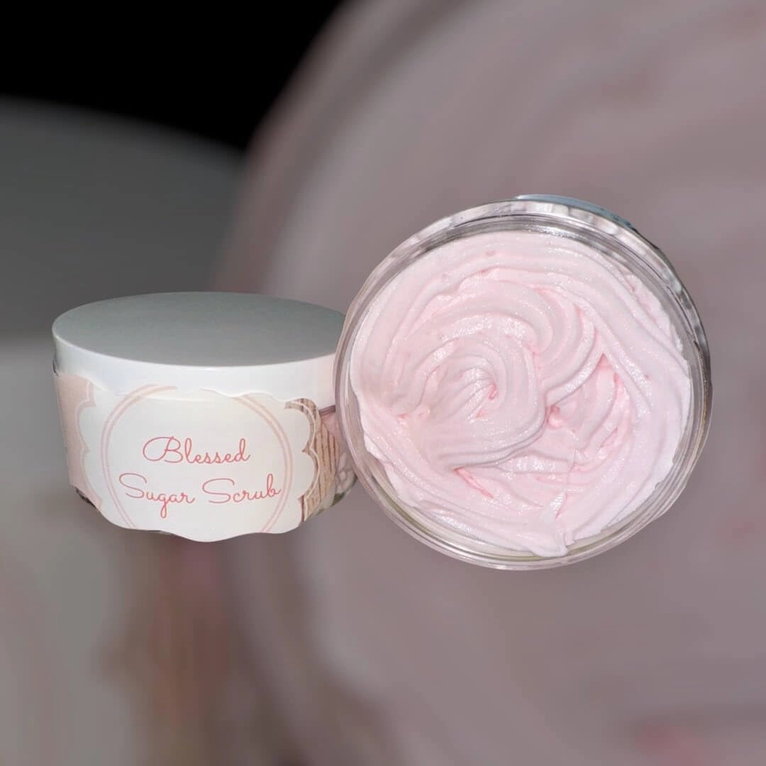 Blessed Sugar Foaming Scrub | Natural Body Exfoliator | Divine Skin Care Gift | Spa Day Gift